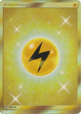 Pokemon Card 168/145 Guardians Rising Lightning Energy Secret Rare