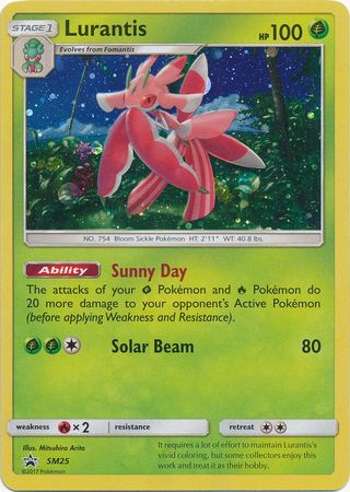 Pokemon Card SM Black Star Promos SM25 Lurantis