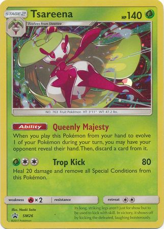 Pokemon Card SM Black Star Promos SM26 Tsareena