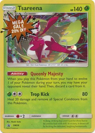 Pokemon Card SM Black Star Promos SM26 Tsareena