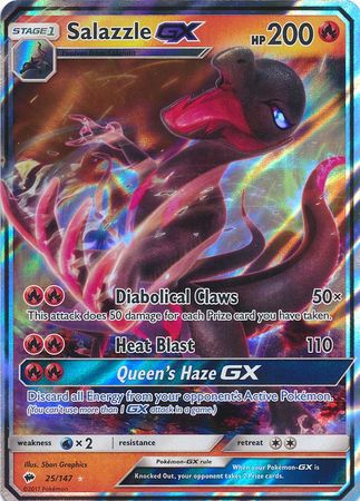 <transcy>Salazzle GX-25/147-超稀有</transcy>