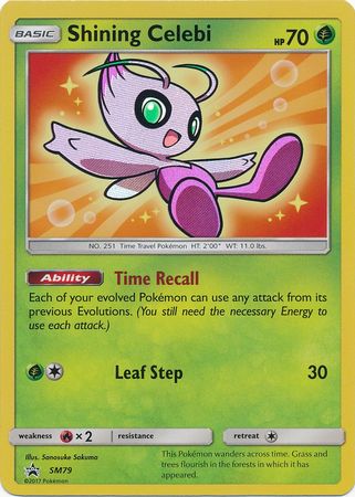 <transcy>Pokemon Karte SM Black Star Promos SM79 Shining Celebi</transcy>