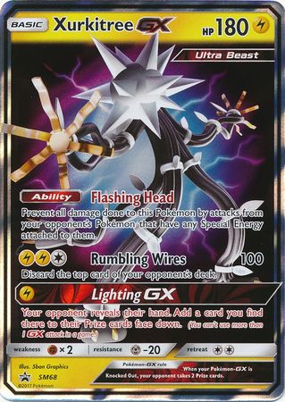 <transcy>Pokemon Karte SM Black Star Promos SM68 Xurkitree GX</transcy>
