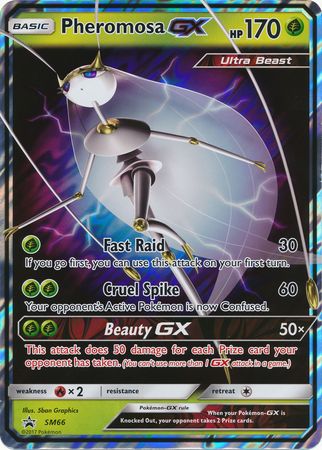 <transcy>Pokemon Karte SM Black Star Promos SM66 Pheromosa GX</transcy>