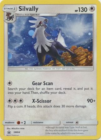 <transcy>Pokemon Card SM Black Star Promos SM64 Silvally</transcy>