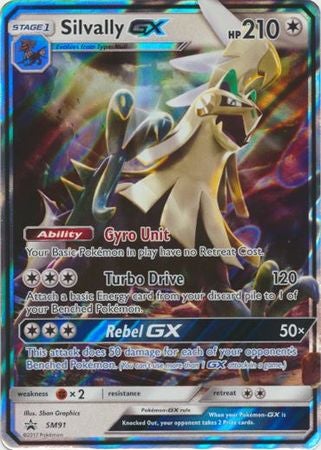 <transcy>Pokemon Karte SM Black Star Promos SM91 Silvally GX</transcy>