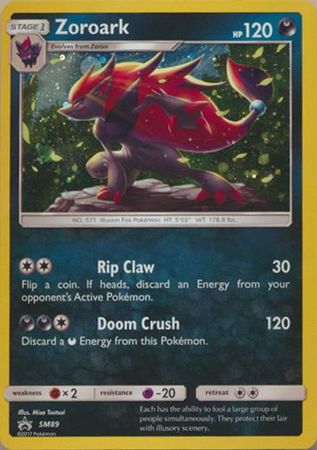 <transcy>Pokemon Karte SM Black Star Promos SM89 Zoroark</transcy>