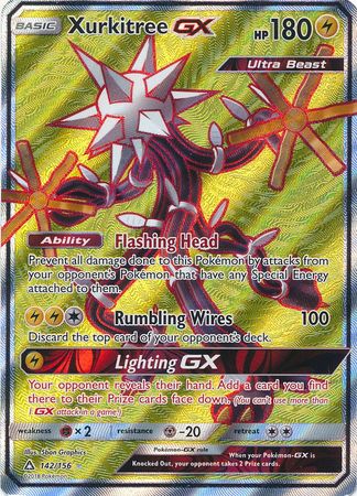 Xurkitree GX - 142/156- - Full Art Ultra Rare