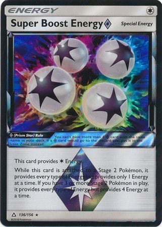 136/156 Super Boost Energy Prism Star Ultra Prism