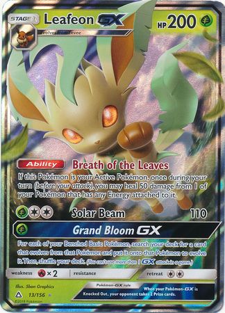 <transcy>Leafeon GX - 13/156 - Ultra sjælden</transcy>