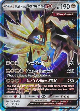 Dusk Mane Necrozma GX - 90/156- - Ultra Rare