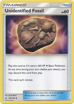 134/156 Unidentified Fossil Item Ultra Prism