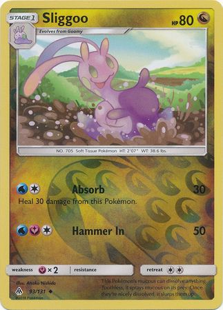 Pokemon Card Forbidden Light 93/131 093/131 Sliggoo Reverse Holo Uncommon *MINT*