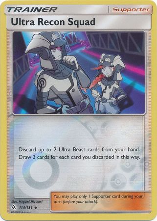 Pokemon Card Forbidden Light 114/131 Ultra Recon Squad Supporter Reverse Holo Uncommon *MINT*