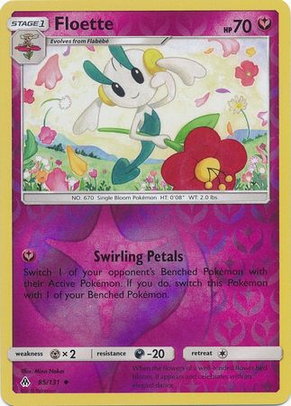 Pokemon Card Forbidden Light 85/131 085/131 Floette Reverse Holo Uncommon *MINT*