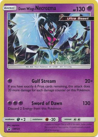 <transcy>Pokemon Card SM Black Star Promos SM123 Dawn Wings Necrozma</transcy>