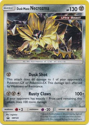 <transcy>Pokemon Card SM Black Star Promos SM124 Dusk Mane Necrozma</transcy>
