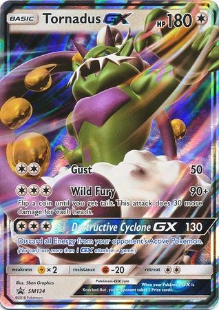 Pokemon Card SM Black Star Promos SM134 Tornadus GX