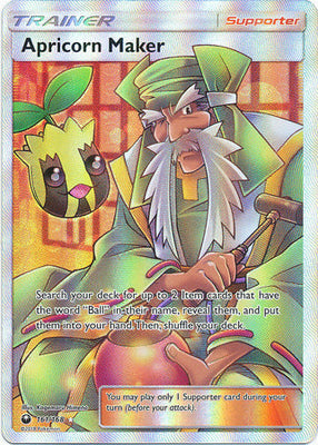 <transcy>Pokemon Card 161/168 Celestial Storm Apricorn Maker Supporter Full Art Sjælden</transcy>