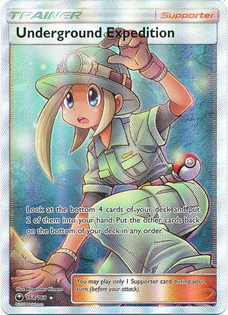 Pokemon Card 168/168 Celestial Storm Underground Expedition Supporter Full Art Rare