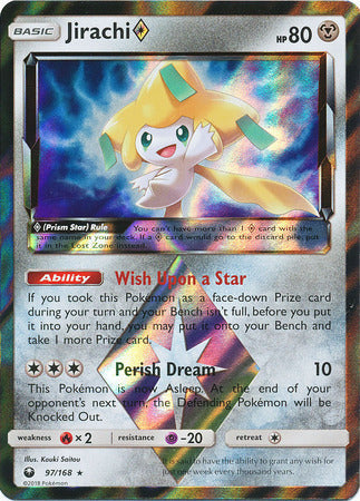 Jirachi Prism Star - 97/168- - Holo Rare