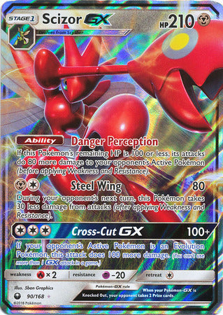 Scizor GX - 90/168- - Ultra Rare