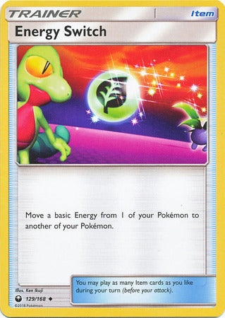 Pokemon Card 129/168 Celestial Storm Energy Switch Item Uncommon