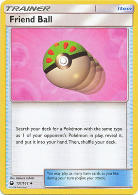 Pokemon Card 131/168 Celestial Storm Friend Ball Item Uncommon