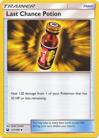 Pokemon Card 135/168 Celestial Storm Last Chance Potion Item Uncommon