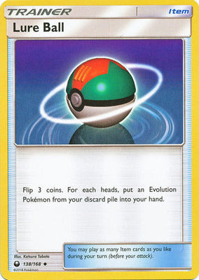 Pokemon Card 138/168 Celestial Storm Lure Ball Item Uncommon