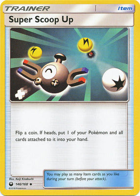 <transcy>بطاقة Pokemon Card 146/168 Celestial Storm Super Scoop Up عنصر غير شائع</transcy>
