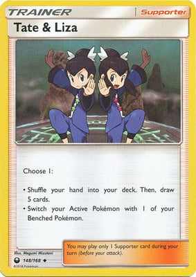 Pokemon Card 148/168 Celestial Storm Tate & Liza  Supporter Uncommon