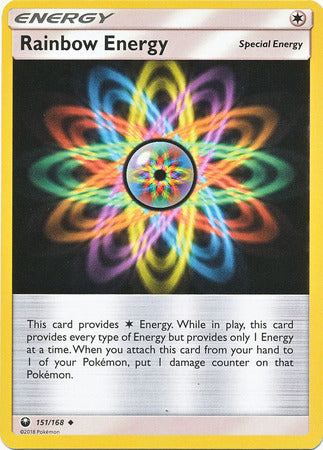 Pokemon Card 151/168 Celestial Storm Rainbow Energy Colorless Energy Uncommon
