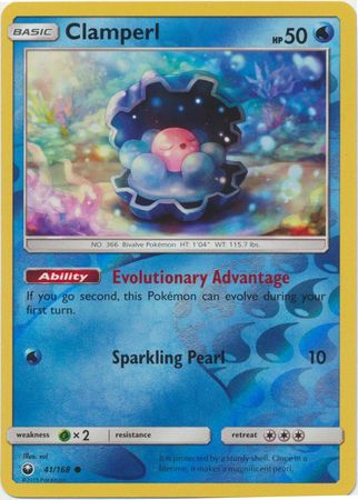 Pokemon Card Celestial Storm  41/168 Clamperl  Pokemon Reverse Holo Common *MINT*