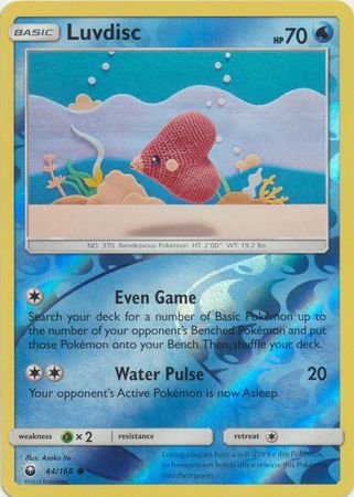 Pokemon Card Celestial Storm  44/168 Luvdisc  Pokemon Reverse Holo Common *MINT*