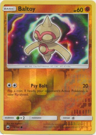 Pokemon Card Celestial Storm  78/168 Baltoy  Pokemon Reverse Holo Common *MINT*