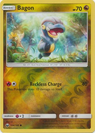 Pokemon Card Celestial Storm  104/168 Bagon  Pokemon Reverse Holo Common *MINT*