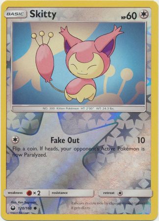 Pokemon Card Celestial Storm  120/168 Skitty  Pokemon Reverse Holo Common *MINT*