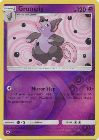 Pokemon Card Celestial Storm  60/168 Grumpig  Pokemon Reverse Holo Rare *MINT*