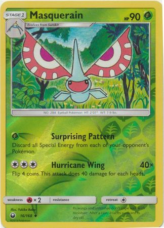 Pokemon Card Celestial Storm  16/168 Masquerain  Pokemon Reverse Holo Uncommon *MINT*