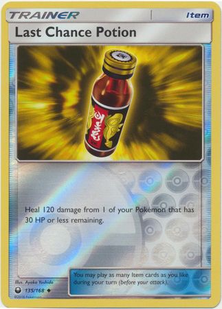Pokemon Card Celestial Storm  135/168 Last Chance Potion  Trainer Reverse Holo Uncommon *MINT*