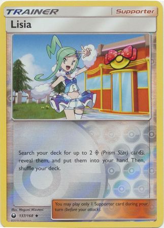 Pokemon Card Celestial Storm  137/168 Lisia  Trainer Reverse Holo Uncommon *MINT*