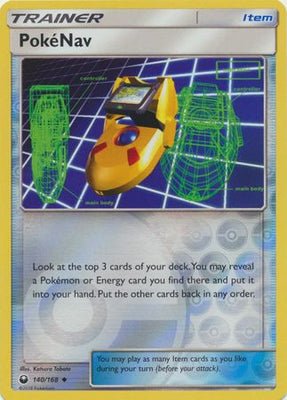 Pokemon Card Celestial Storm  140/168 PokéNav  Trainer Reverse Holo Uncommon *MINT*