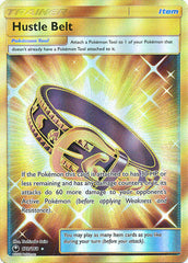 <transcy>Pokémon-kort 179/168 Celestial Storm Hustle Belt Item Secret Sjælden</transcy>