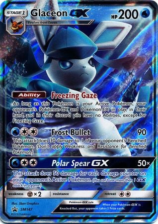 <transcy>Pokemon Karte SM Black Star Promos SM147 Glaceon GX</transcy>
