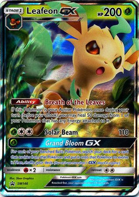 <transcy>Pokemon Card SM Black Star Promos SM146 Leafeon GX</transcy>