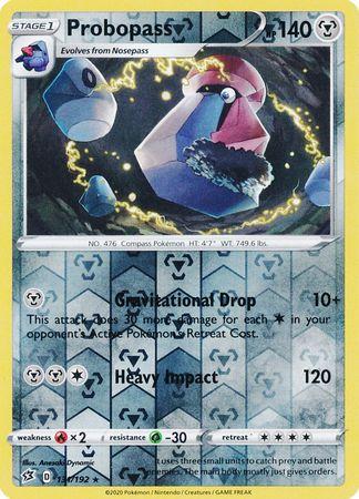 131/192 Probopass Rebel Clash (RCL) Rare Reverse Holo