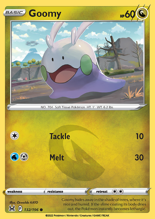 Pokemon Card Lost Origin 132/196 Goomy Common *MINT*