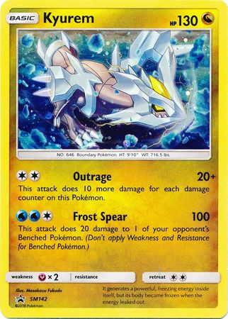 <transcy>Pokemon Card SM Black Star Promos SM142 Kyurem</transcy>