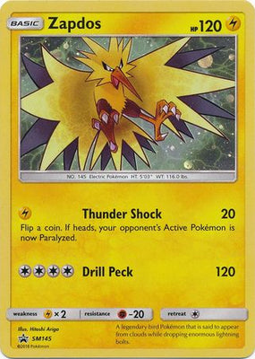 Pokemon Card SM Black Star Promos SM145 Zapdos